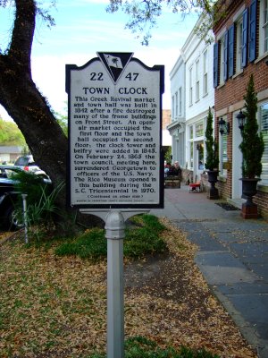 Town Clock Historical Marker