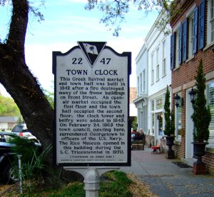 Town Clock Marker, Georgetown, SC