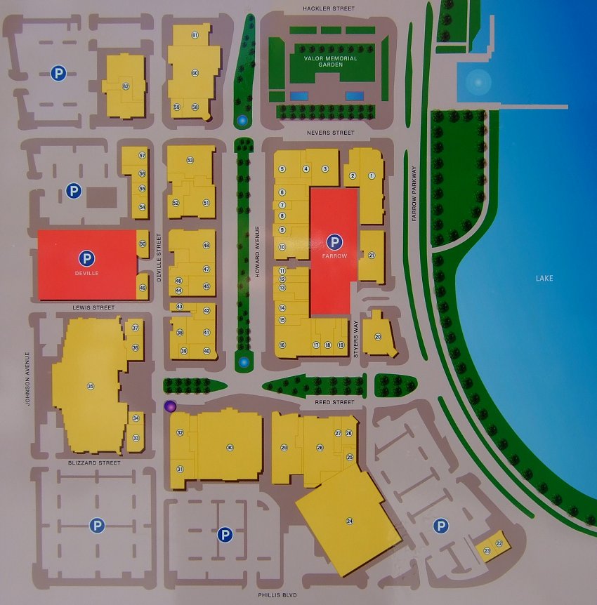 Map, Market Common, Myrtle Beach