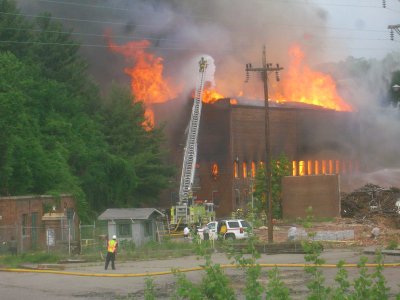 Long Mill fire, Danville, Virginia