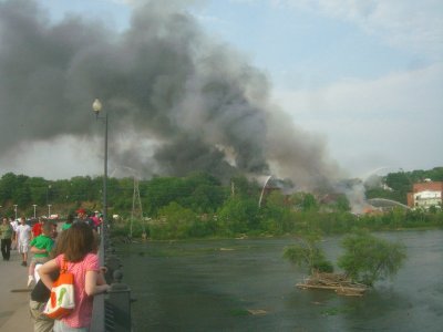 Long Mill fire, Danville, Virginia
